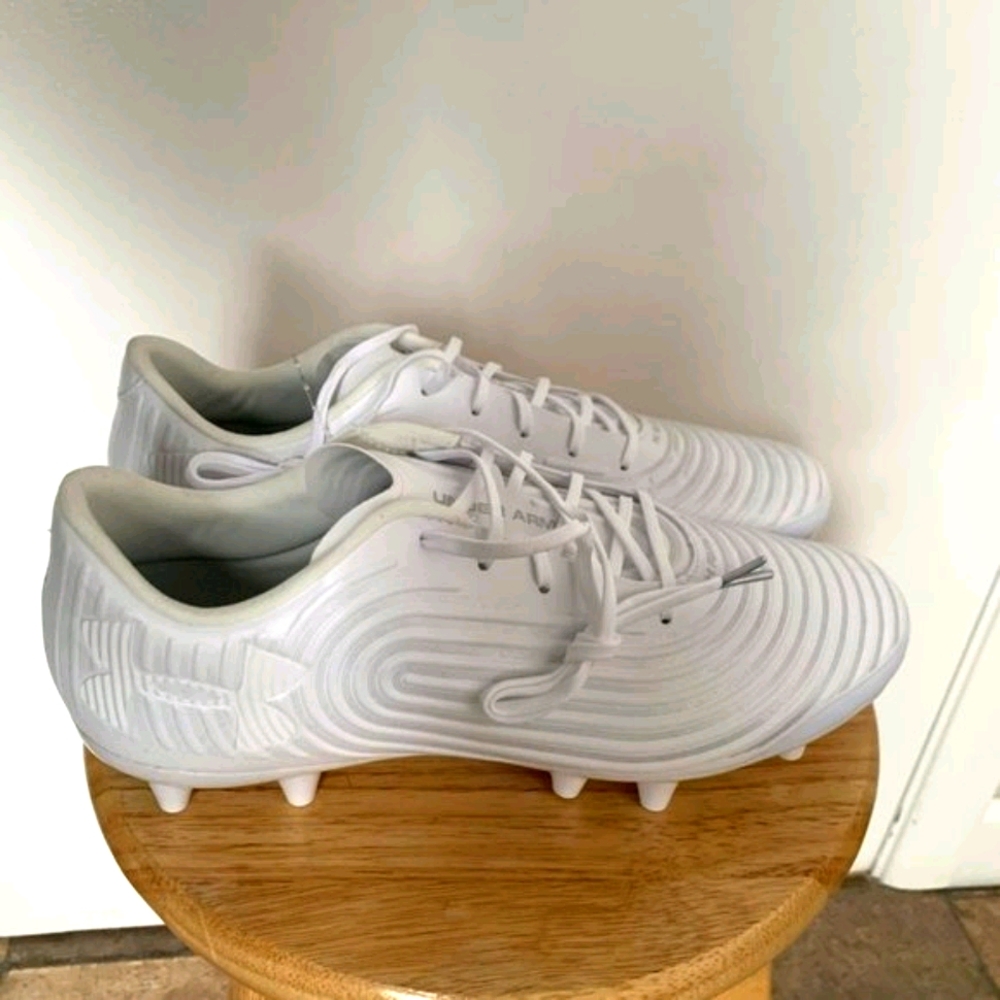 Under Armour Magnetico Control Pro FG White Cleats